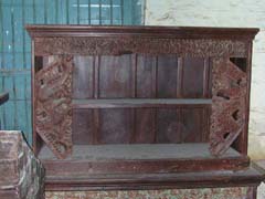 wooden sideboard
