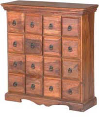 wooden 16 drawer