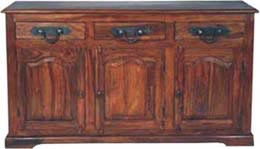 wooden sideboard