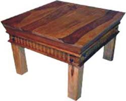 wooden coffee table