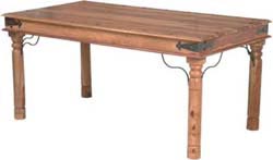 wooden dining table