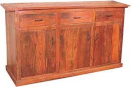 3 drawer 3 door wooden cabinet
