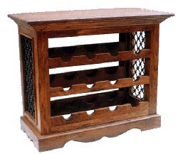 wooden winerack