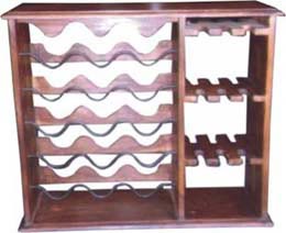 wooden winerack