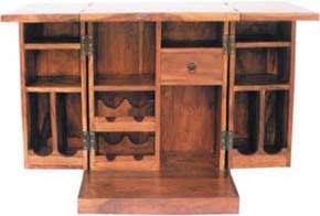 wooden winerack